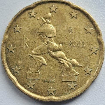 20 centów Italy 2002r 