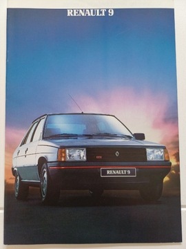 Prospekt Renault 9 GTE. 1985r UNIKAT