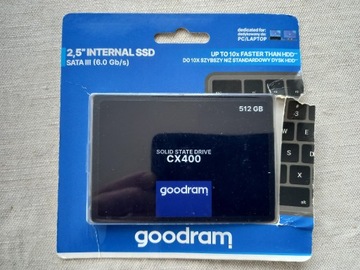 Dysk SSD GOODRAM CX400 512GB SATA III 2,5" 