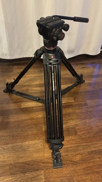 Statyw MANFROTTO MVTTWINGA głowica MVH504XAH bdb