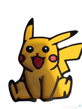 Lampka LED dla dzieci Pokemon Pikaczu, na pilota