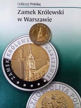 5 zł 2014 - Zamek w Warszawie + folder  