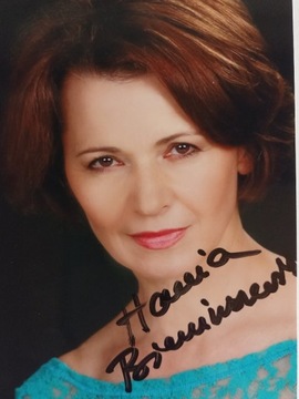 Oryginalny autograf Hanna Bieniuszewicz