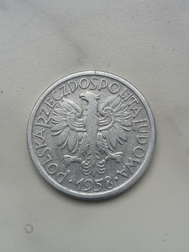 Moneta 2 zł 1958 r Jagody 