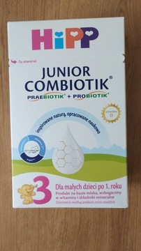 4 x 550g mleko HiPP Junior Combiotik 3 po 1 roku