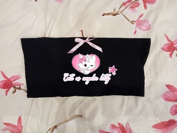 crop top y2k vintage coquette hello kitty bluzka