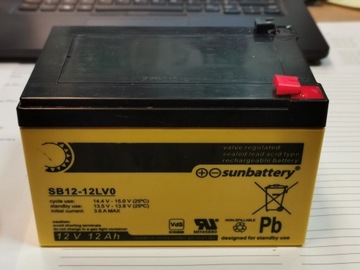 Akumulator SB12-12LVO Sunbattery