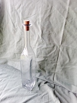 Butelka ozdobna szklana