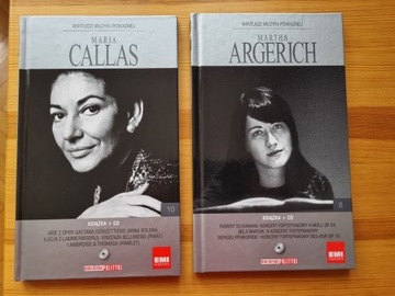 Maria Callas i Martha Argerich - książka+płyta