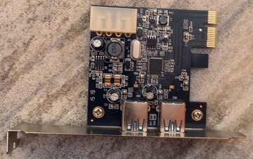 karta, śledź PCI na 2x USB 3.0