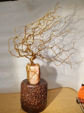 WIre Bonsai Drzewko z drutu Dekoracja Rękodzieło