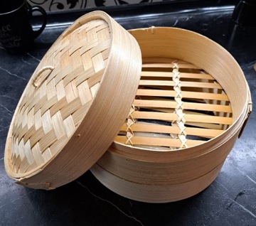 Koszyk, parowar bambusowy do gotowania na parze