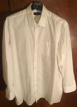 Biała koszula, rozm. 48, 100% bawełna (PLUS SIZE)