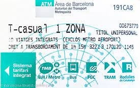 Bilet Barcelona T-casual (T-10)