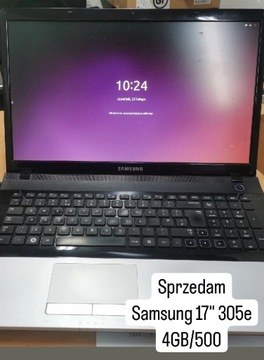 Laptop Samsung 17" 305e 