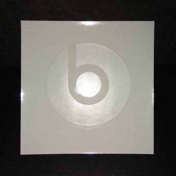 Naklejka emblemat logo Beats (Apple) 7.5 cm/75 mm