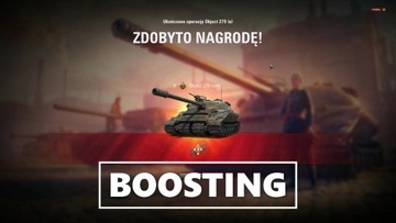 WOT BOOST, misje, kredyty, itp.