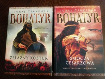Dwa tomy z serii Bohatyr