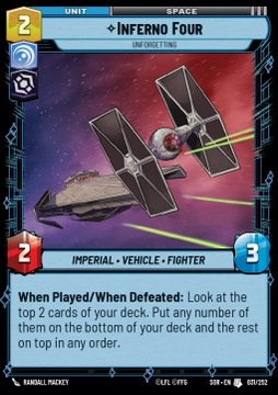 Inferno Four (Uncommon) Star Wars Unlimited