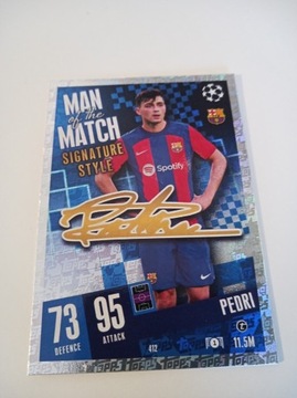 Match Attax 2023/24 Man Of The Match Pedri