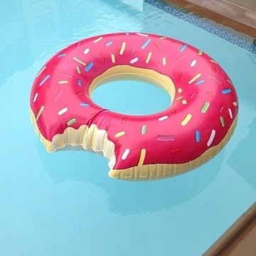 Duże Koło Donut Dmuchane do Pływania Pączek