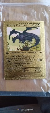 Karta Pokemon Shinning Charizard ( ZŁOTA KARTA )