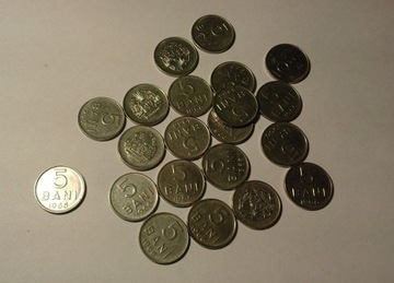 Zestaw monet rumuńskich