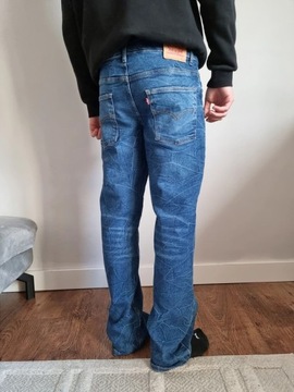 Levi's szerokie dżinsy straight wide leg 176