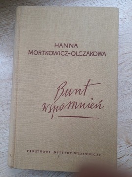 Bunt wspomnień Hanna Mortkowicz-Olczkowa 1959