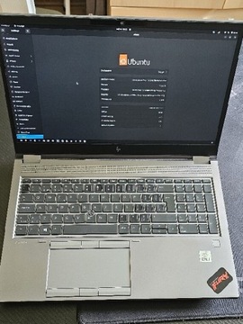 Laptop HP ZBook Fury 15 G7 15,6" Intel Core i7 16 GB / 512 GB szary
