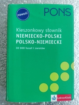 Pons kieszonkowy słownik niemiecko-polski pol-niem