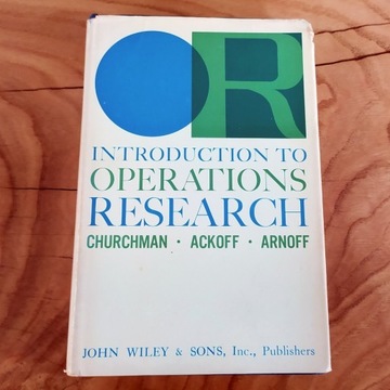 Introduction to Operations Research - Churchman