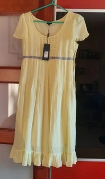sukienka cytrynowa 38 M TANIO