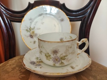 ROSENTHAL LOUIS XIV DUŻA FILIŻANKA TRIO 1898 r.