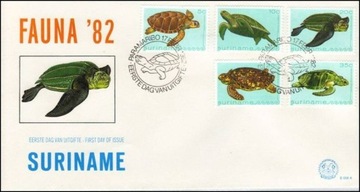 Surinam - Żółwie, FDC, (zestaw 12058)