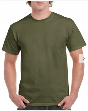 Koszulka khaki oliwkowa wojsko straż zgnił zieleń 