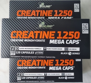 Olimp Creatine Mega Caps KREATYNA 1250mg - 120Cabs