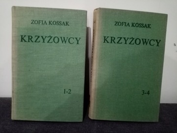 Z. Kossak Krzyżowcy  tomy 1-4 1969