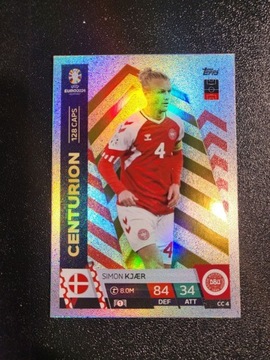 EURO 2024 TOPPS MATCH ATTAX CENTURION CC 4 SIMON KJAER