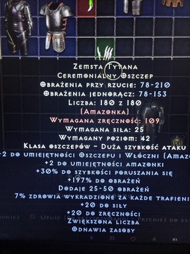 Zemsta Tytana Diablo 2 ressurected Ladder Ps