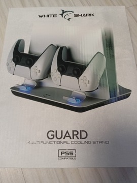Stacja Chłodząca PS5 Pady White Shark Guard Nowa!
