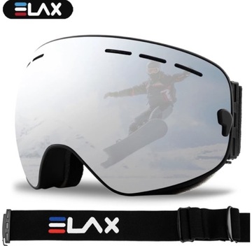 ELAX BRAND NEW gogle narciarskie śnieg Snowboard