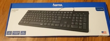 Hama KC-200 Klawiatura Membranowa 1.5 M USB Nowa