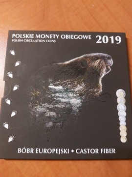 Monety polskie obiegowe rok 2019 blister