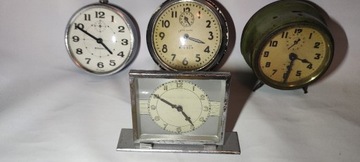 Retro Vintage 4 zegary 2Foreign, Westclox, Brasil