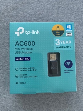 Karta sieciowa USB TP-Link AC600 Archer T2U