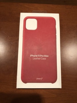 Apple Leather Case IPhone 11 PRO MAX Product RED