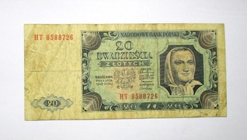 20 Złotych 1948 r.  seria HT
