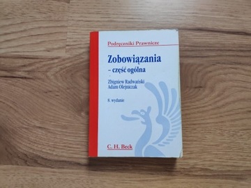 Zobowiązania – część ogólna (Z. Radwański 2008)