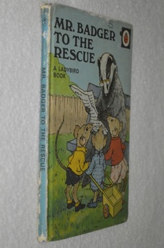 Vintage Mr.Badger To The Rescue  A Ladybird  1949